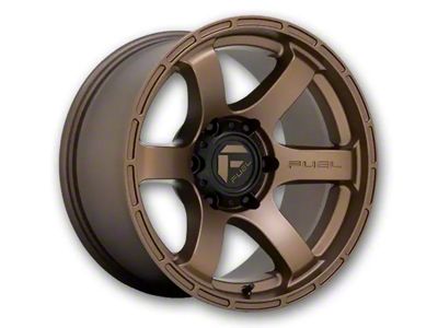 Fuel Wheels Rush Textured Bronze 6-Lug Wheel; 18x9; 1mm Offset (10-24 4Runner)