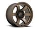 Fuel Wheels Rush Textured Bronze 6-Lug Wheel; 17x9; -12mm Offset (10-24 4Runner)