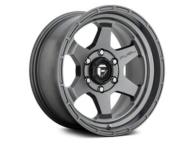 Fuel Wheels Shok Matte Anthracite 6-Lug Wheel; 17x10; -18mm Offset (03-09 4Runner)