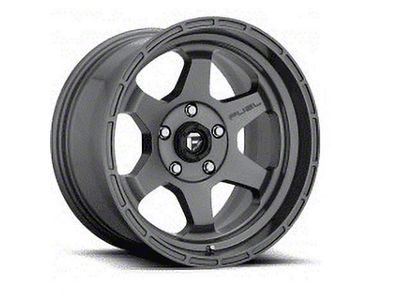 Fuel Wheels Shok Textured Anthracite 6-Lug Wheel; 17x9; 1mm Offset (10-24 4Runner)