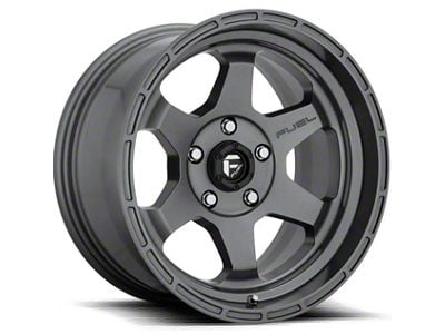 Fuel Wheels Shok Textured Anthracite 6-Lug Wheel; 18x9; 1mm Offset (10-24 4Runner)