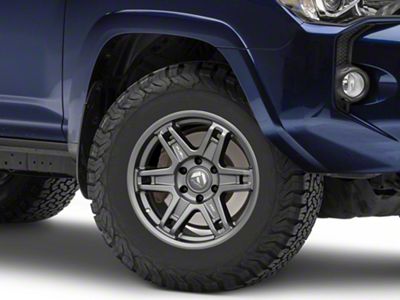 Fuel Wheels Slayer Matte Gunmetal 6-Lug Wheel; 17x8.5; -15mm Offset (10-24 4Runner)