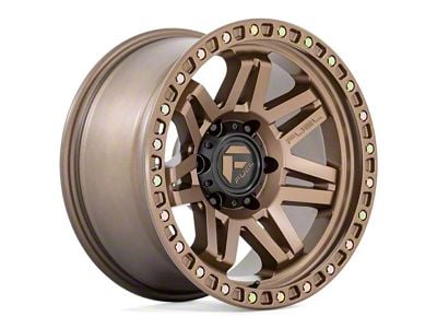 Fuel Wheels Syndicate Full Matte Bronze 6-Lug Wheel; 17x9; 1mm Offset (10-24 4Runner)