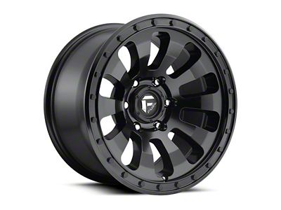 Fuel Wheels Tactic Matte Black 6-Lug Wheel; 17x9; -12mm Offset (10-24 4Runner)