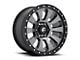 Fuel Wheels Tactic Matte Gunmetal with Black Bead Ring 6-Lug Wheel; 18x9; 1mm Offset (10-24 4Runner)