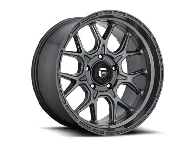 Fuel Wheels Tech Matte Gunmetal 6-Lug Wheel; 17x9; 1mm Offset (10-24 4Runner)