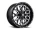 Fuel Wheels Titan Gloss Black Milled 6-Lug Wheel; 20x9; 1mm Offset (10-24 4Runner)