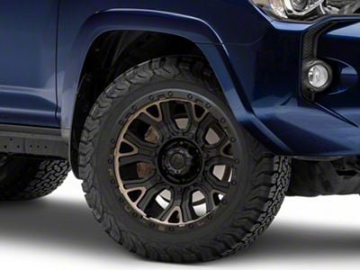 Fuel Wheels Traction Matte Black with Double Dark Tint 6-Lug Wheel; 20x10; -18mm Offset (10-24 4Runner)