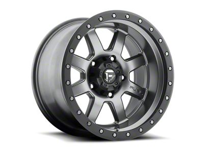 Fuel Wheels Trophy Anthracite with Black Ring 6-Lug Wheel; 17x8.5; -6mm Offset (10-24 4Runner)