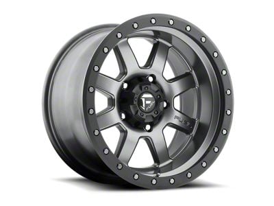 Fuel Wheels Trophy Anthracite with Black Ring 6-Lug Wheel; 17x8.5; 6mm Offset (10-24 4Runner)