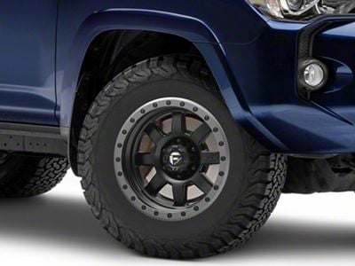 Fuel Wheels Trophy Matte Black with Anthracite Ring 6-Lug Wheel; 17x8.5; 6mm Offset (10-24 4Runner)