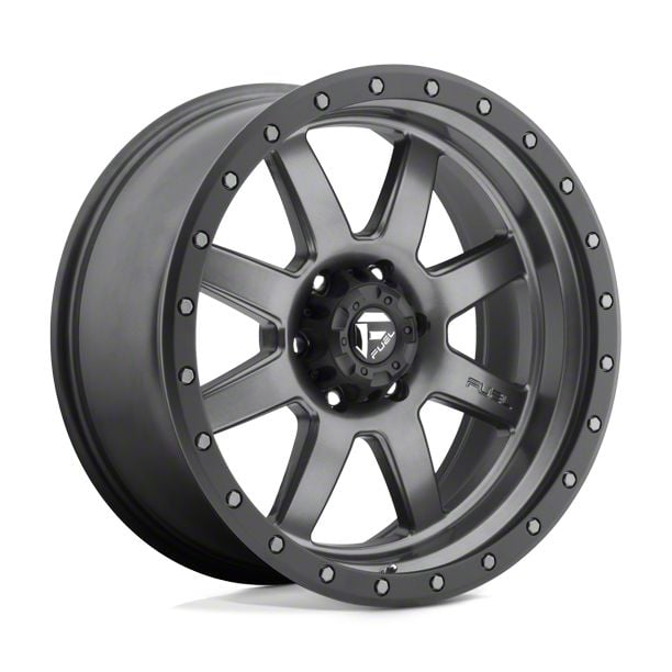 Fuel Wheels Toyota 4-Runner Trophy Matte Gunmetal with Black Bead Ring ...