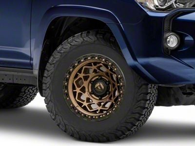 Fuel Wheels Unit Bronze with Matte Black Ring 6-Lug Wheel; 17x9; -12mm Offset (10-24 4Runner)