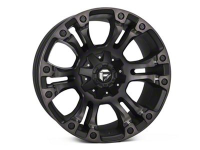 Fuel Wheels Vapor Matte Black Double Dark Tint 6-Lug Wheel; 17x9; -12mm Offset (03-09 4Runner)