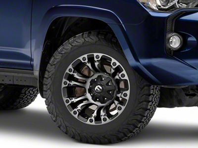 Fuel Wheels Vapor Matte Black with Gray Tint 6-Lug Wheel; 18x9; -13mm Offset (10-24 4Runner)