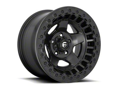 Fuel Wheels Warp Beadlock Matte Black 6-Lug Wheel; 17x9; -15mm Offset (10-24 4Runner)