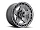 Fuel Wheels Warp Matte Gunmetal 6-Lug Wheel; 17x9; -12mm Offset (10-24 4Runner)