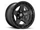 Fuel Wheels Warp Satin Black 6-Lug Wheel; 17x9; -12mm Offset (10-24 4Runner)