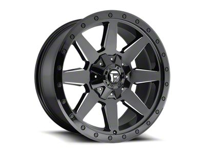 Fuel Wheels Wildcat Gloss Black Milled 6-Lug Wheel; 17x9; 1mm Offset (10-24 4Runner)