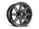 Fuel Wheels Wildcat Gloss Black Milled 6-Lug Wheel; 17x9; 1mm Offset (10-24 4Runner)