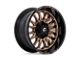 Fuel Wheels Arc Platinum Bronze with Black Lip 6-Lug Wheel; 20x10; -18mm Offset (21-24 Bronco, Excluding Raptor)