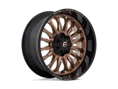 Fuel Wheels Arc Platinum Bronze with Black Lip 6-Lug Wheel; 22x10; -18mm Offset (21-24 Bronco, Excluding Raptor)