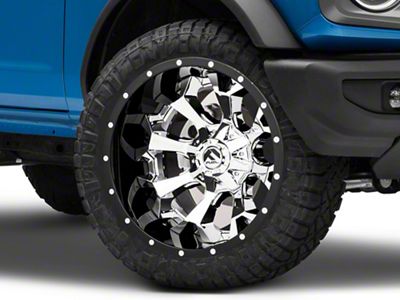 Fuel Wheels Assault Chrome 6-Lug Wheel; 22x12; -44mm Offset (21-24 Bronco, Excluding Raptor)