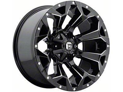 Fuel Wheels Assault Gloss Black Milled 6-Lug Wheel; 18x9; -12mm Offset (22-24 Bronco Raptor)