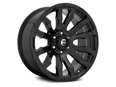 Fuel Wheels Blitz Gloss Black 6-Lug Wheel; 20x9; 1mm Offset (22-24 Bronco Raptor)