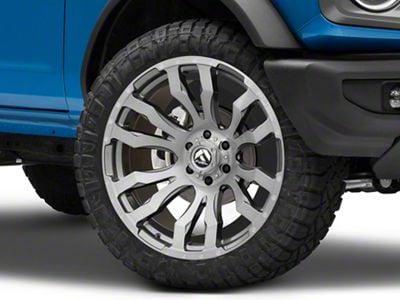 Fuel Wheels Blitz Platinum Brushed Gunmetal 6-Lug Wheel; 22x12; -44mm Offset (21-24 Bronco, Excluding Raptor)