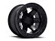 Fuel Wheels Block Beadlock Matte Black 6-Lug Wheel; 17x8.5; 0mm Offset (22-24 Bronco Raptor)