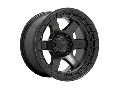 Fuel Wheels Block Matte Black 6-Lug Wheel; 18x9; 20mm Offset (21-24 Bronco, Excluding Raptor)