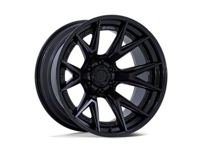 Fuel Wheels Catalyst Matte Black with Gloss Black Lip 6-Lug Wheel; 20x9; 20mm Offset (22-24 Bronco Raptor)