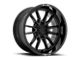 Fuel Wheels Clash Gloss Black 6-Lug Wheel; 17x9; -12mm Offset (21-24 Bronco, Excluding Raptor)
