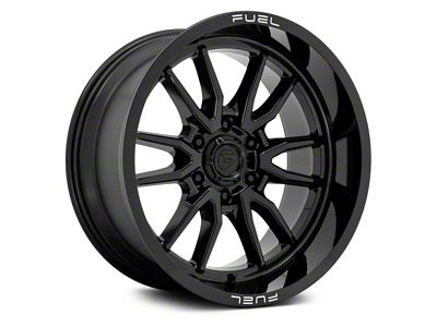 Fuel Wheels Clash Gloss Black 6-Lug Wheel; 20x10; -18mm Offset (22-24 Bronco Raptor)