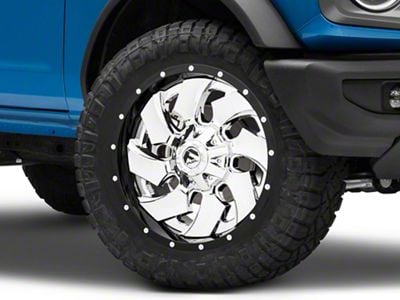 Fuel Wheels Cleaver Chrome 6-Lug Wheel; 20x9; 20mm Offset (21-24 Bronco, Excluding Raptor)