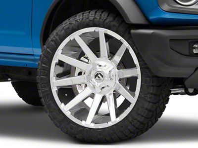 Fuel Wheels Contra Chrome 6-Lug Wheel; 22x10; -19mm Offset (21-24 Bronco, Excluding Raptor)