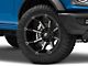 Fuel Wheels Coupler Matte Black Machined 6-Lug Wheel; 20x9; 20mm Offset (21-24 Bronco, Excluding Raptor)