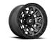 Fuel Wheels Covert Matte Gunmetal Black Bead Ring 6-Lug Wheel; 18x9; 20mm Offset (21-24 Bronco, Excluding Raptor)