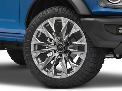 Fuel Wheels Flame Platinum 6-Lug Wheel; 22x10; -18mm Offset (21-24 Bronco, Excluding Raptor)