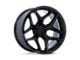 Fuel Wheels Flux Gloss Black 6-Lug Wheel; 22x12; -44mm Offset (22-24 Bronco Raptor)