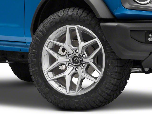 Fuel Wheels Flux Platinum 6-Lug Wheel; 20x9; 20mm Offset (21-24 Bronco, Excluding Raptor)