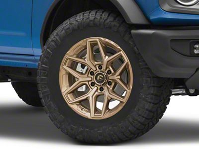 Fuel Wheels Flux Platinum Bronze 6-Lug Wheel; 18x9; 1mm Offset (22-24 Bronco Raptor)