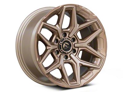 Fuel Wheels Flux Platinum Bronze 6-Lug Wheel; 18x9; 20mm Offset (21-24 Bronco, Excluding Raptor)