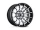 Fuel Wheels Fusion Forged Burn Chrome with Gloss Black Lip 6-Lug Wheel; 20x10; -18mm Offset (22-24 Bronco Raptor)