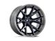 Fuel Wheels Fusion Forged Catalyst Gloss Black Brushed Dark Tinted Clear 6-Lug Wheel; 22x10; -18mm Offset (21-24 Bronco, Excluding Raptor)
