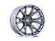 Fuel Wheels Fusion Forged Catalyst Platinum with Chrome Lip 6-Lug Wheel; 20x9; 1mm Offset (22-24 Bronco Raptor)