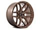 Fuel Wheels Fusion Forged Flux Platinum Bronze 6-Lug Wheel; 17x9; 1mm Offset (21-24 Bronco, Excluding Raptor)