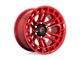 Fuel Wheels Heater Candy Red Machined 6-Lug Wheel; 17x9; -12mm Offset (22-24 Bronco Raptor)