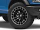 Fuel Wheels Heater Matte Black Double Dark Tint Machined 6-Lug Wheel; 20x9; 1mm Offset (21-24 Bronco, Excluding Raptor)